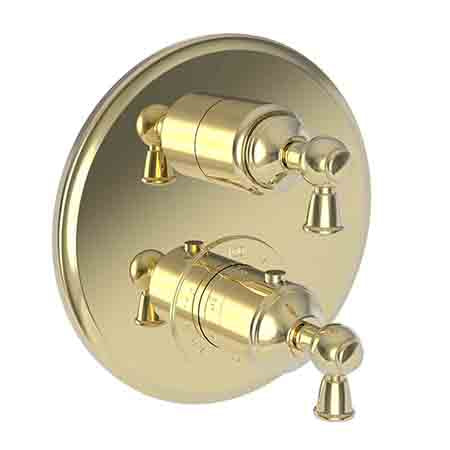 Newport Brass - 1/2 Inch Round Thermostatic Trim Plate With Handle