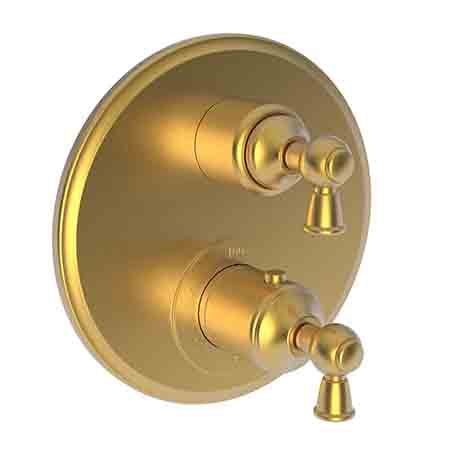 Newport Brass - 1/2 Inch Round Thermostatic Trim Plate With Handle