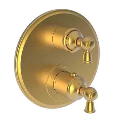 Newport Brass - 1/2 Inch Round Thermostatic Trim Plate With Handle