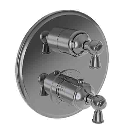 Newport Brass - 1/2 Inch Round Thermostatic Trim Plate With Handle