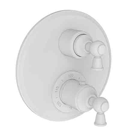 Newport Brass - 1/2 Inch Round Thermostatic Trim Plate With Handle