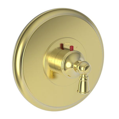 Newport Brass - 3/4 Inch Round Thermostatic Trim Plate With Handle