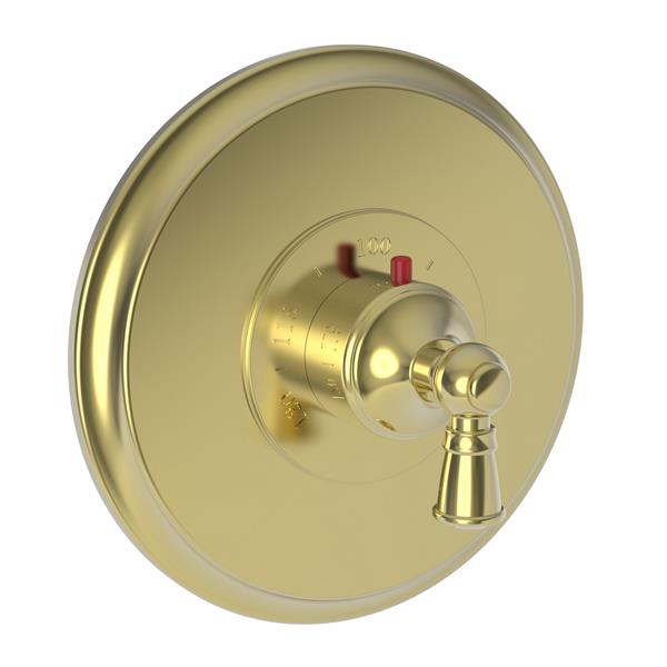 Newport Brass - 3/4 Inch Round Thermostatic Trim Plate With Handle
