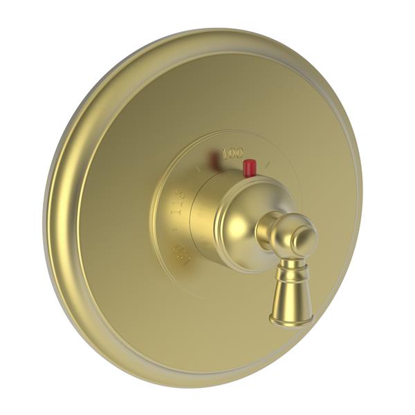 Newport Brass - 3/4 Inch Round Thermostatic Trim Plate With Handle