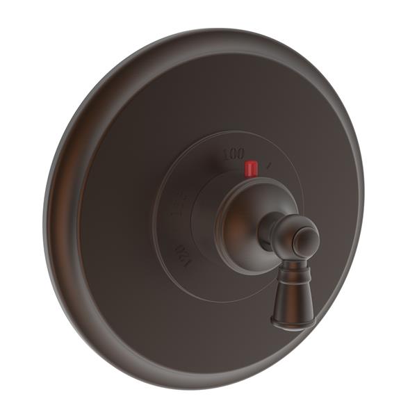 Newport Brass - Aylesbury 3/4 Inch Round Thermostatic Trim Plate with Handle
