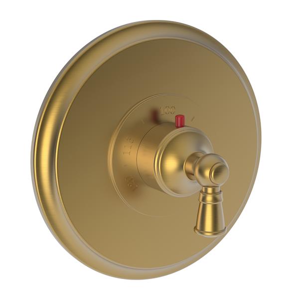 Newport Brass - Aylesbury 3/4 Inch Round Thermostatic Trim Plate with Handle