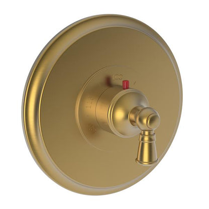 Newport Brass - Aylesbury 3/4 Inch Round Thermostatic Trim Plate with Handle