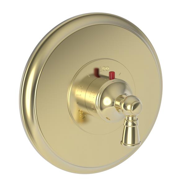 Newport Brass - 3/4 Inch Round Thermostatic Trim Plate With Handle