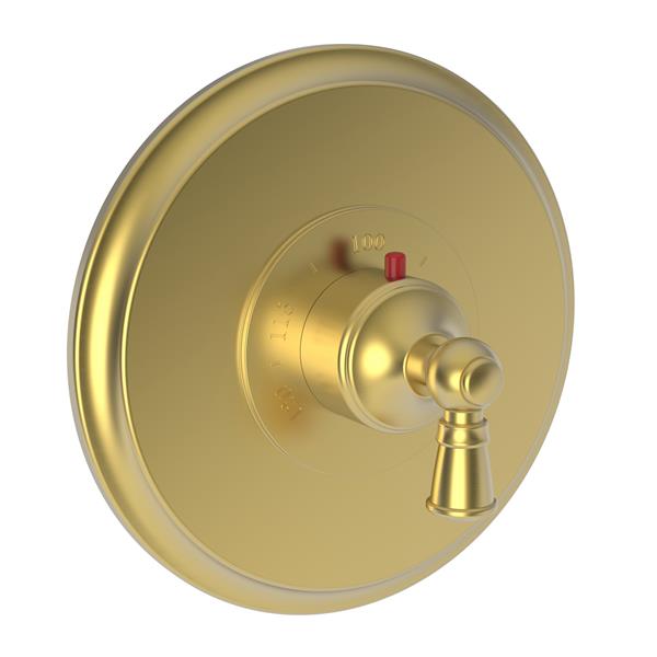Newport Brass - Aylesbury 3/4 Inch Round Thermostatic Trim Plate with Handle