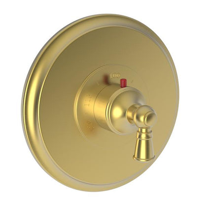 Newport Brass - Aylesbury 3/4 Inch Round Thermostatic Trim Plate with Handle
