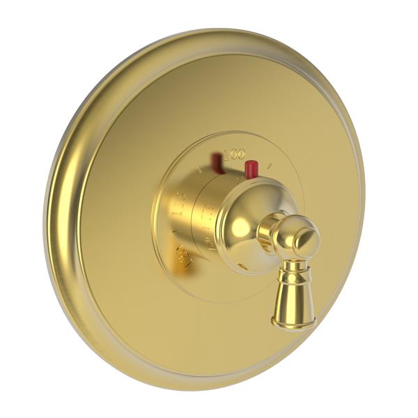 Newport Brass - Aylesbury 3/4 Inch Round Thermostatic Trim Plate with Handle