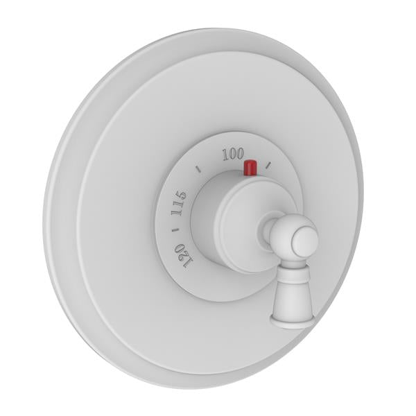 Newport Brass - Aylesbury 3/4 Inch Round Thermostatic Trim Plate with Handle