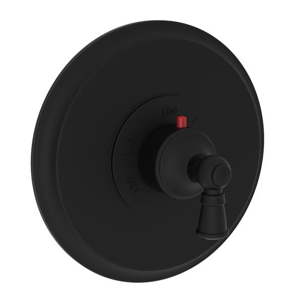 Newport Brass - 3/4 Inch Round Thermostatic Trim Plate With Handle