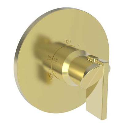 Newport Brass - 3/4 Inch Round Thermostatic Trim Plate With Handle