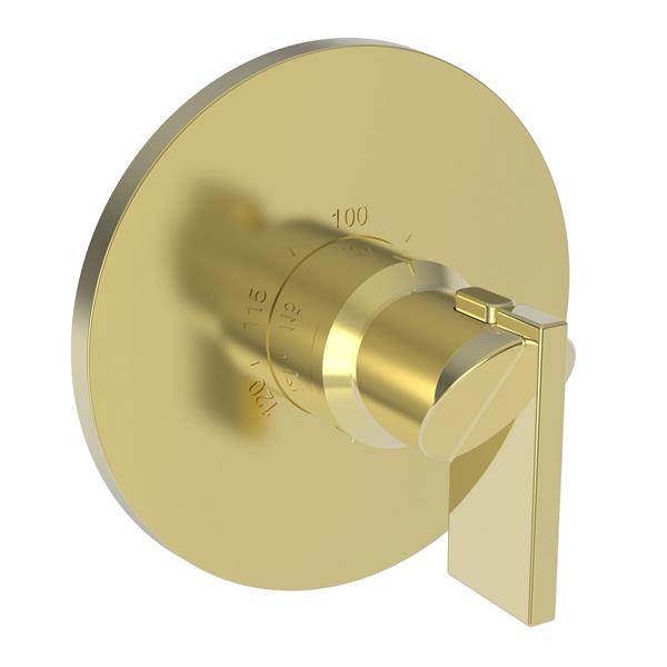 Newport Brass - Priya 3/4 Inch Round Thermostatic Trim Plate with Handle