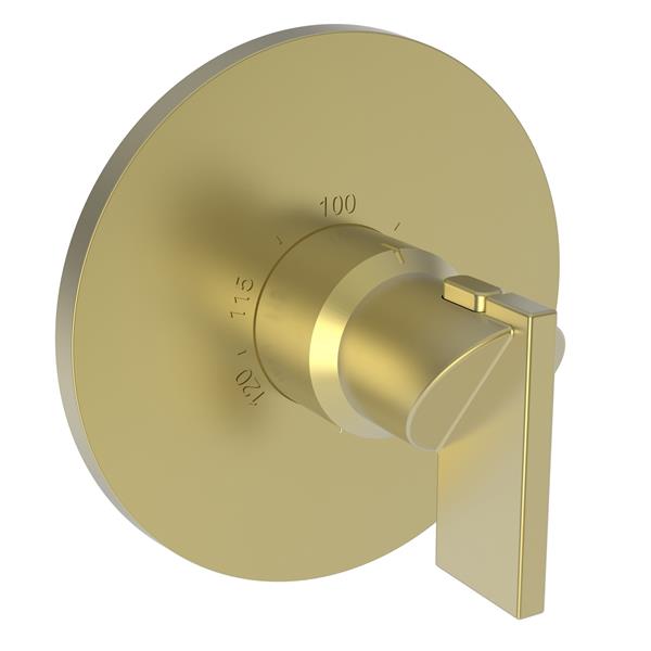 Newport Brass - 3/4 Inch Round Thermostatic Trim Plate With Handle
