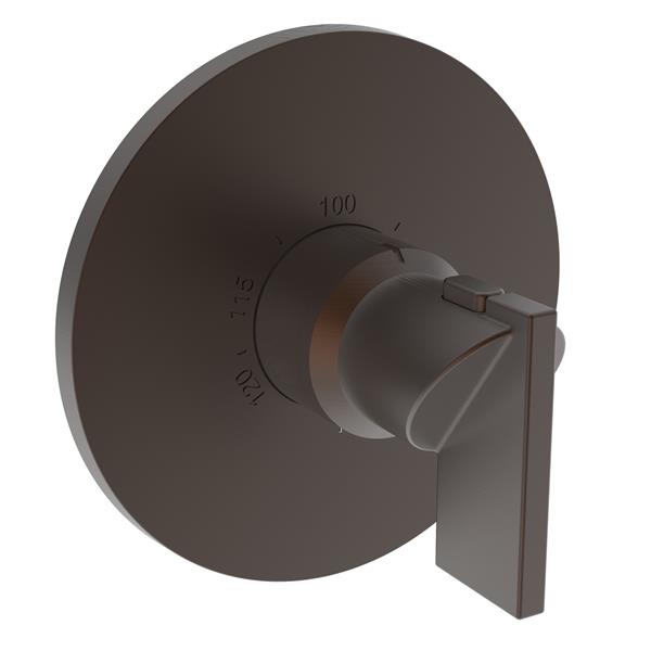 Newport Brass - 3/4 Inch Round Thermostatic Trim Plate With Handle
