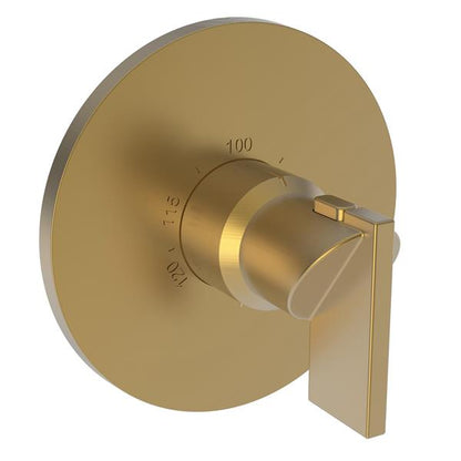 Newport Brass - 3/4 Inch Round Thermostatic Trim Plate With Handle