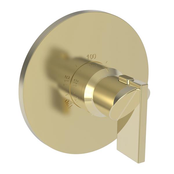 Newport Brass - 3/4 Inch Round Thermostatic Trim Plate With Handle