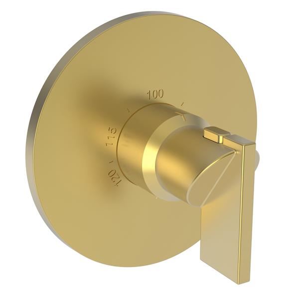 Newport Brass - 3/4 Inch Round Thermostatic Trim Plate With Handle