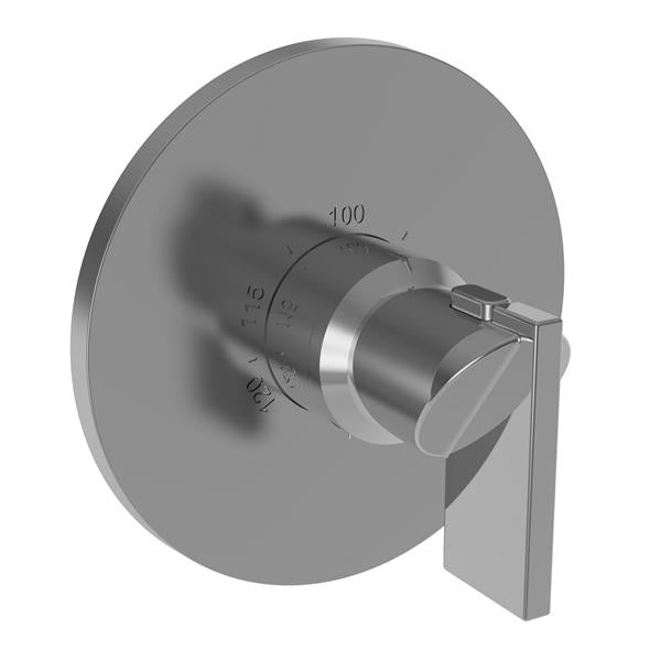 Newport Brass - 3/4 Inch Round Thermostatic Trim Plate With Handle