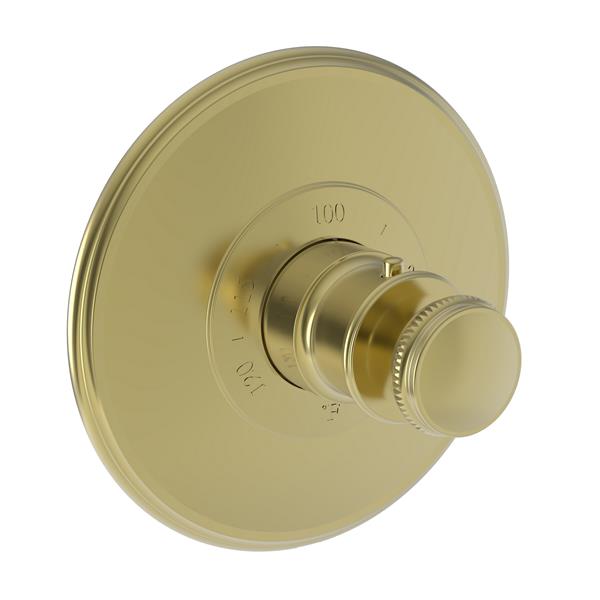 Newport Brass - Ithaca 3/4 Inch Round Thermostatic Trim Plate with Handle