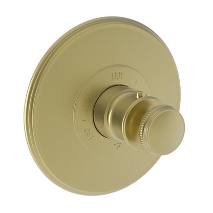 Newport Brass - Ithaca 3/4 Inch Round Thermostatic Trim Plate with Handle