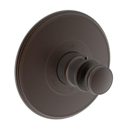 Newport Brass - Ithaca 3/4 Inch Round Thermostatic Trim Plate with Handle