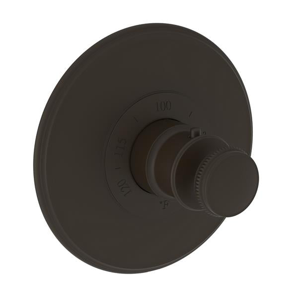 Newport Brass - Ithaca 3/4 Inch Round Thermostatic Trim Plate with Handle