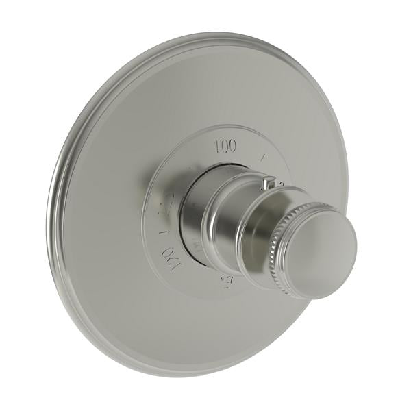 Newport Brass - Ithaca 3/4 Inch Round Thermostatic Trim Plate with Handle