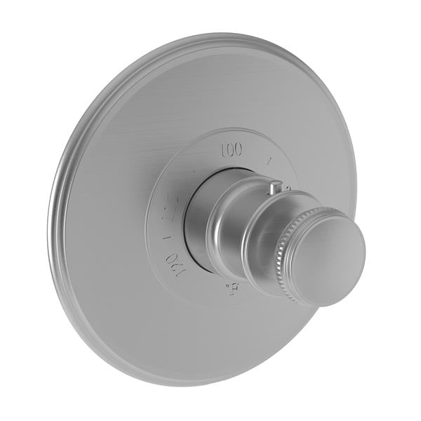 Newport Brass - Ithaca 3/4 Inch Round Thermostatic Trim Plate with Handle