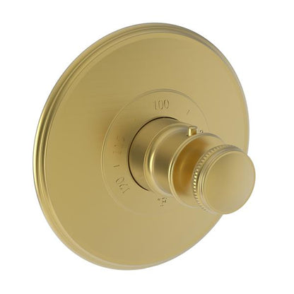 Newport Brass - Ithaca 3/4 Inch Round Thermostatic Trim Plate with Handle