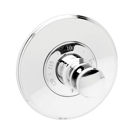 Newport Brass - Ithaca 3/4 Inch Round Thermostatic Trim Plate with Handle