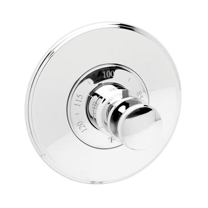 Newport Brass - Ithaca 3/4 Inch Round Thermostatic Trim Plate with Handle