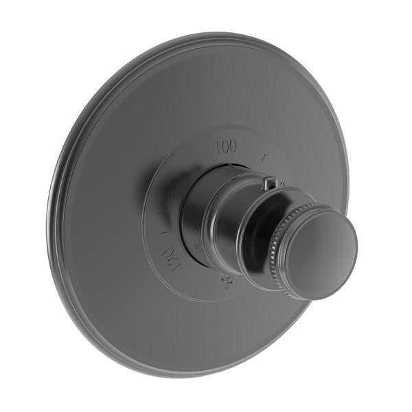 Newport Brass - Ithaca 3/4 Inch Round Thermostatic Trim Plate with Handle