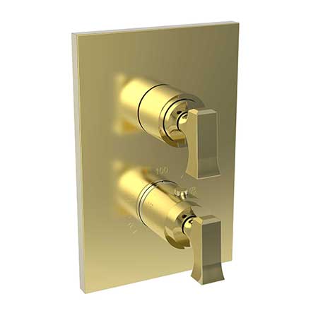 Newport Brass - Joffrey 1/2 Inch Square Thermostatic Trim Plate with Handle
