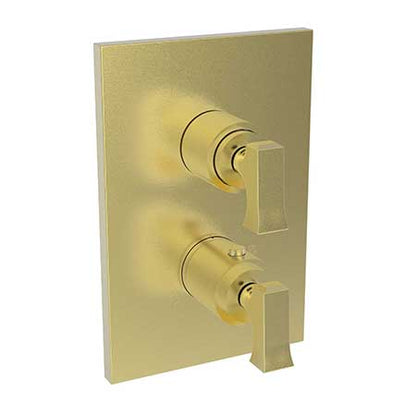 Newport Brass - 1/2 Inch Square Thermostatic Trim Plate With Handle
