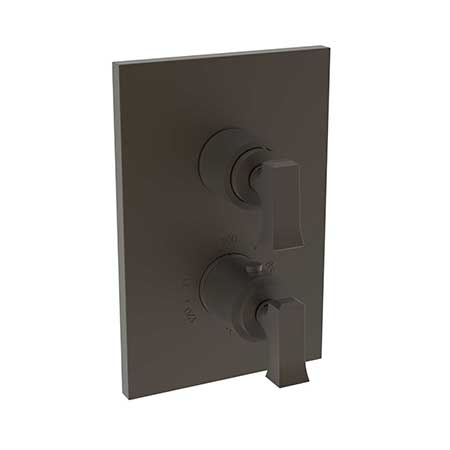 Newport Brass - Joffrey 1/2 Inch Square Thermostatic Trim Plate with Handle