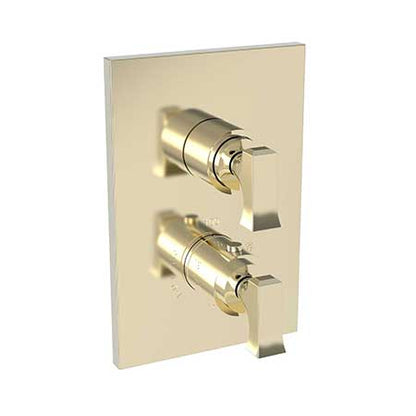 Newport Brass - Joffrey 1/2 Inch Square Thermostatic Trim Plate with Handle