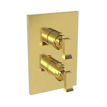 Newport Brass - Joffrey 1/2 Inch Square Thermostatic Trim Plate with Handle