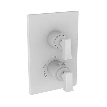 Newport Brass - Joffrey 1/2 Inch Square Thermostatic Trim Plate with Handle