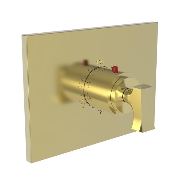 Newport Brass - Joffrey 3/4 Inch Square Thermostatic Trim Plate with Handle