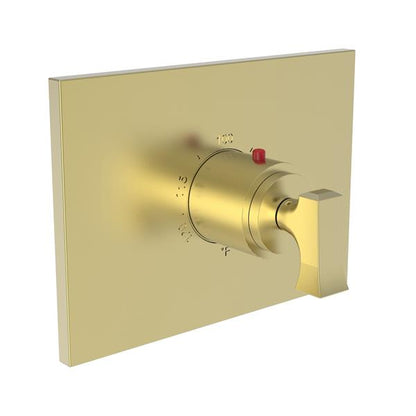 Newport Brass - Joffrey 3/4 Inch Square Thermostatic Trim Plate with Handle