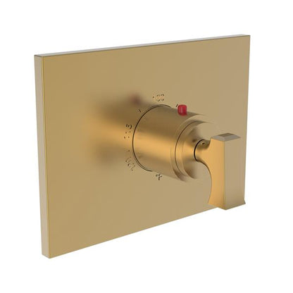Newport Brass - Joffrey 3/4 Inch Square Thermostatic Trim Plate with Handle