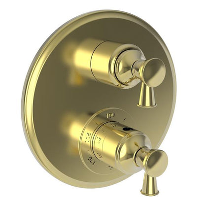 Newport Brass - 1/2 Inch Round Thermostatic Trim Plate With Handle