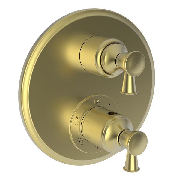 Newport Brass - Vander 1/2 Inch Round Thermostatic Trim Plate with Handle
