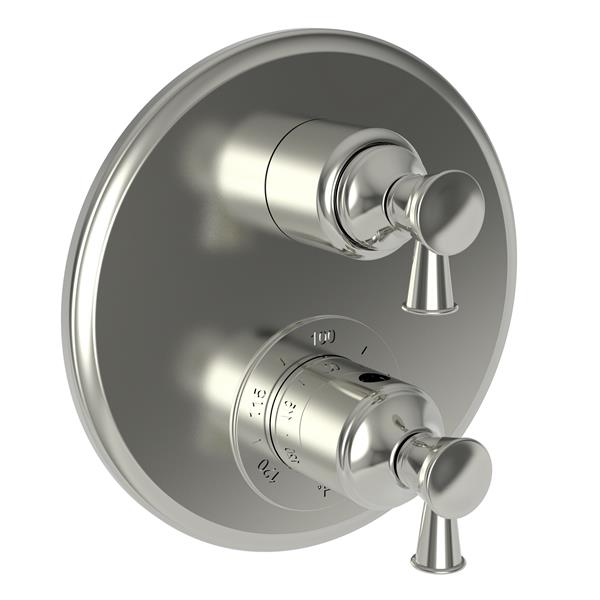 Newport Brass - Vander 1/2 Inch Round Thermostatic Trim Plate with Handle
