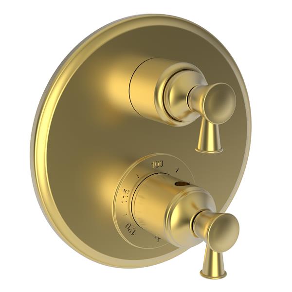 Newport Brass - 1/2 Inch Round Thermostatic Trim Plate With Handle