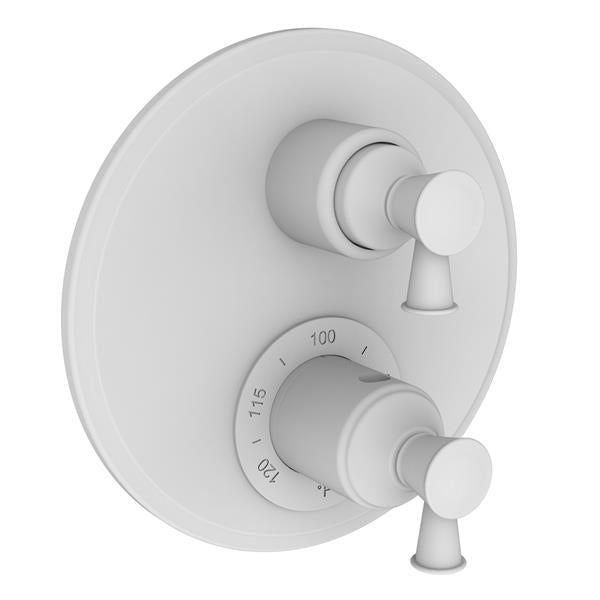 Newport Brass - 1/2 Inch Round Thermostatic Trim Plate With Handle