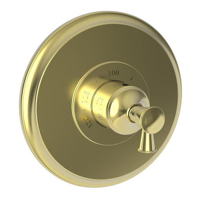 Newport Brass - 3/4 Inch Round Thermostatic Trim Plate With Handle